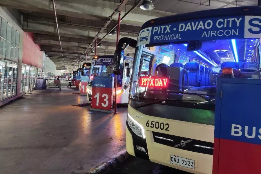 Davao buses at PITX