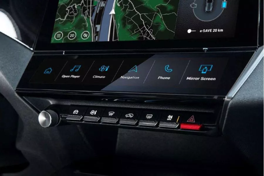 2023 Peugeot 408 touchscreen 