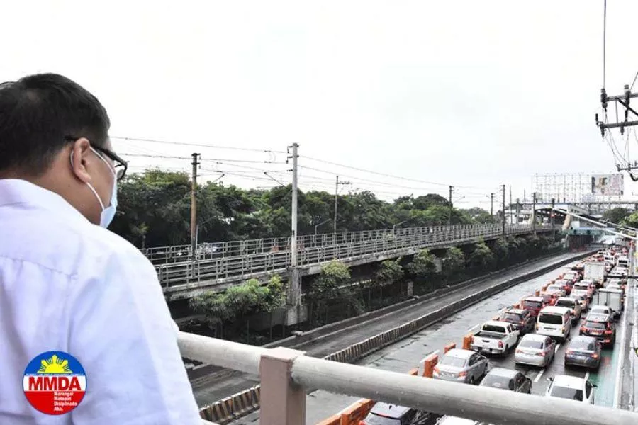 MMDA Chair Artes monitoring traffic