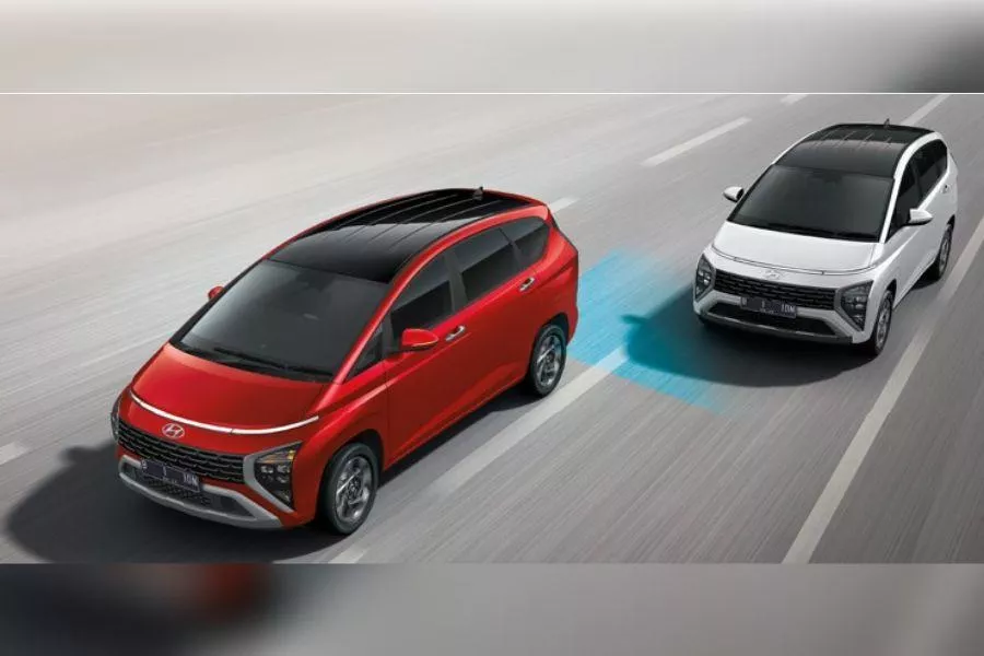 Hyundai Stargazer blind spot collision warning Hyundai Stargazer blind spot collision warning