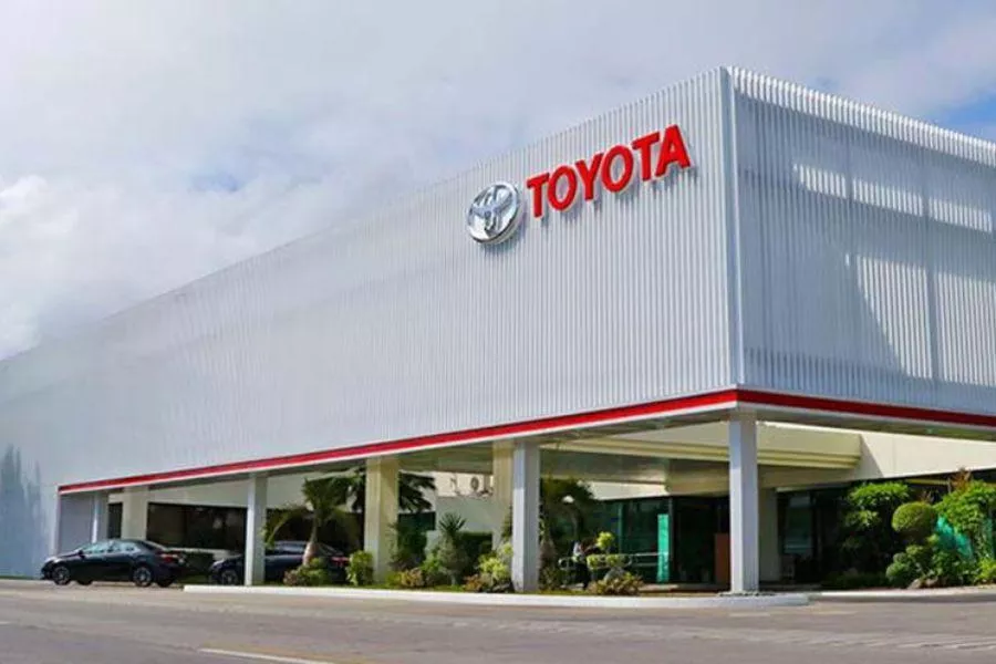 Toyota building facade