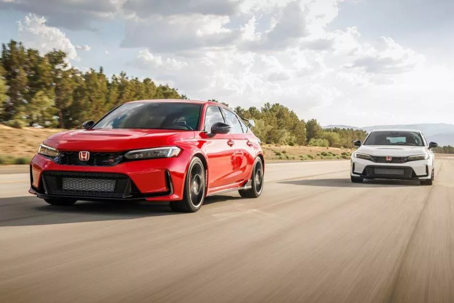 Honda Civic Type R red and white 