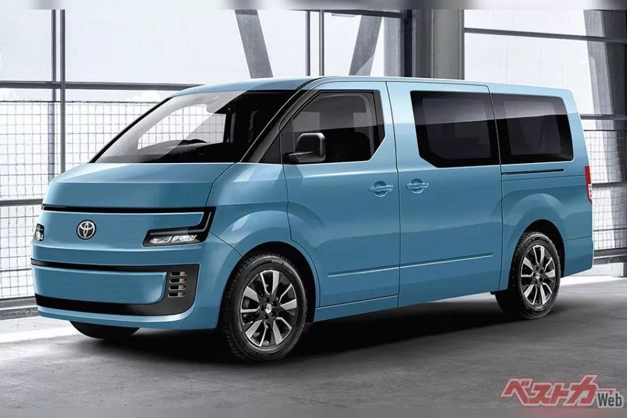 Toyota HiAce EV render 