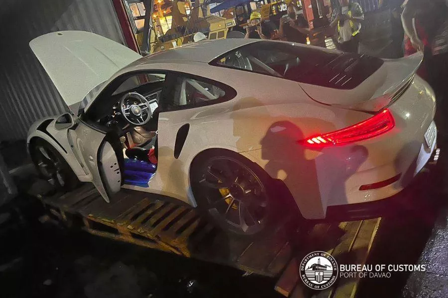 Seized Porsche 911 GT3 RS