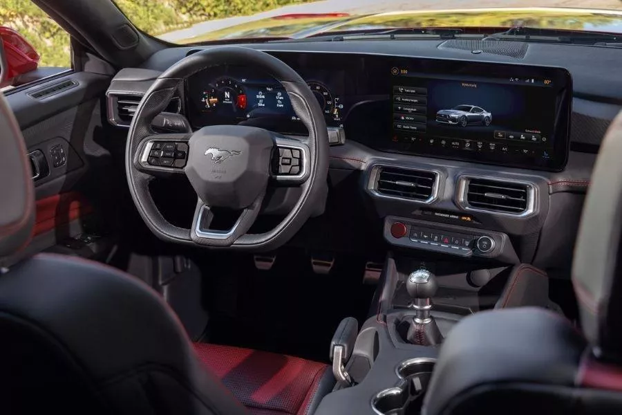 A peek inside the new Mustang