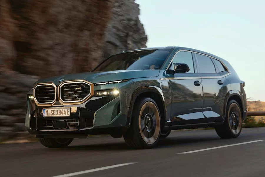 2023 BMW XM on road
