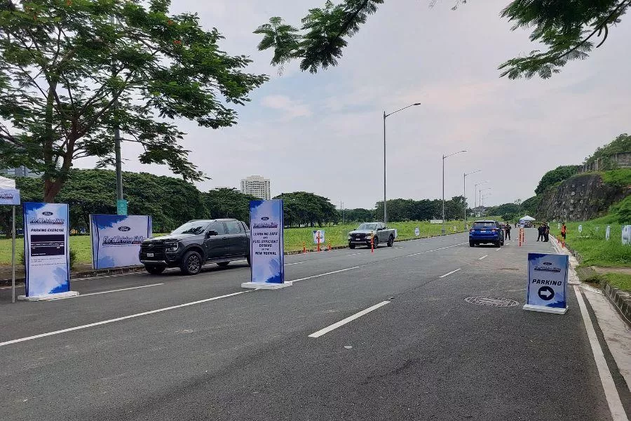 Ford outdoor driving course