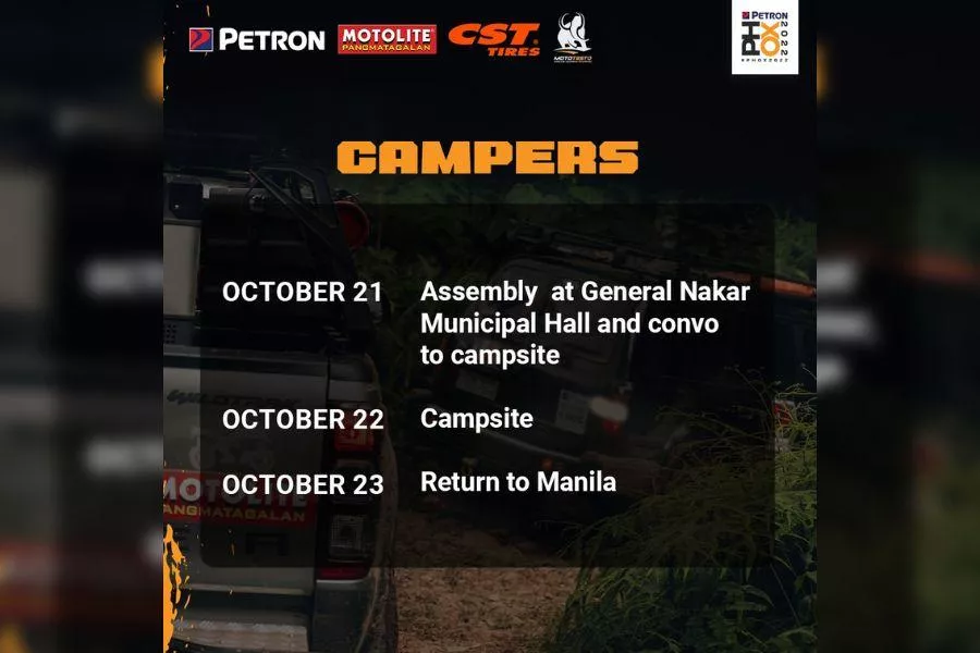 New camping schedule 