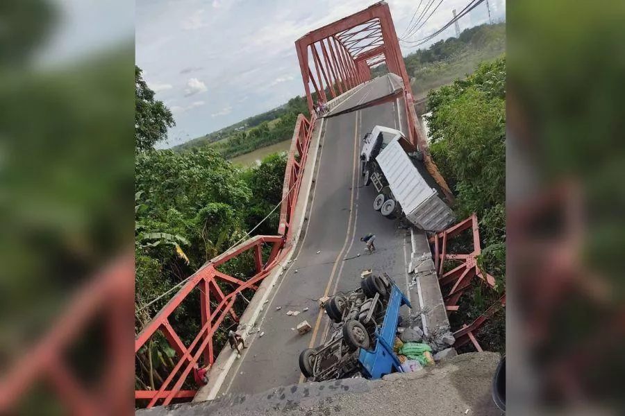 Bridge collapse aftermath