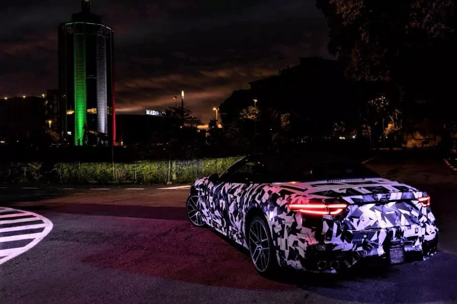 2023 Maserati GranCabrio prototype rear