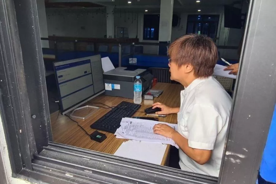 LTO staff at booth LTO staff at booth