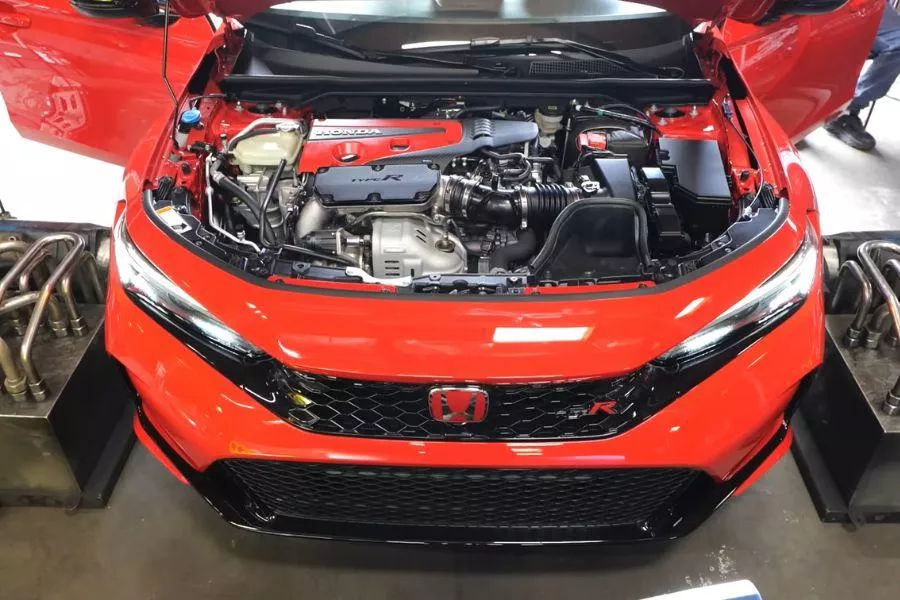 2023 Honda Civic Type R on dyno 