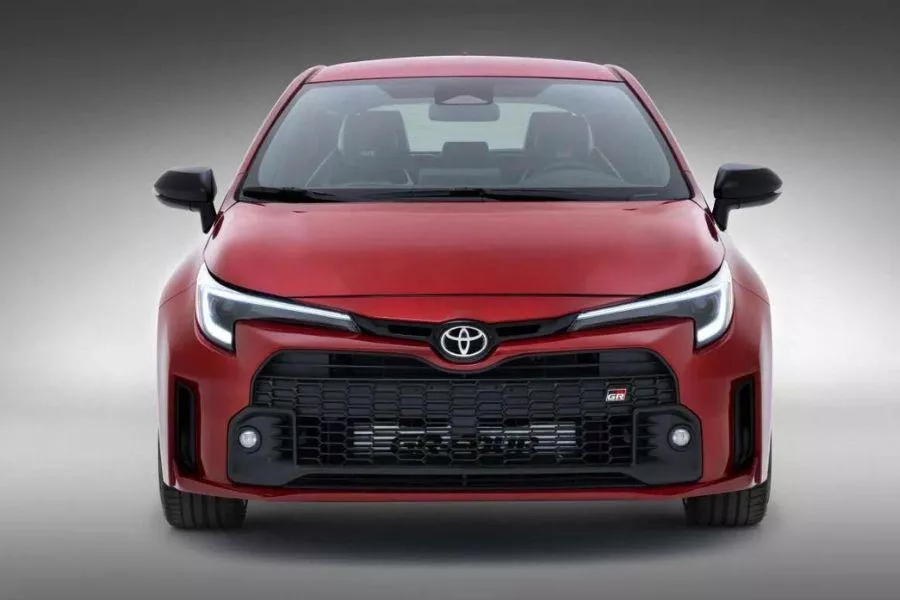 Toyota GR Corolla red front