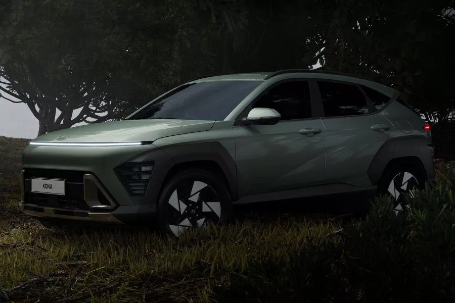 2024 Hyundai Kona green 2024 Hyundai Kona green