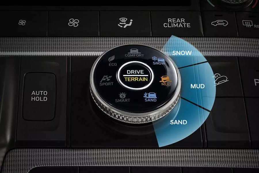 Multi-terrain control dial Multi-terrain control dial