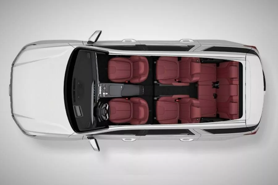 Palisade seat layout Palisade seat layout