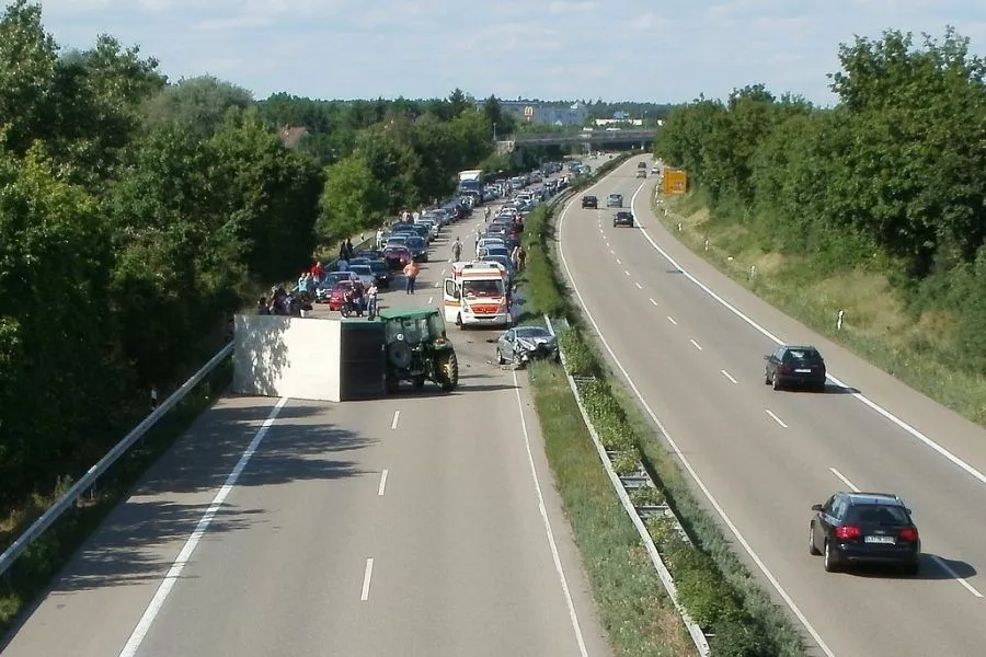 Traffic on highway