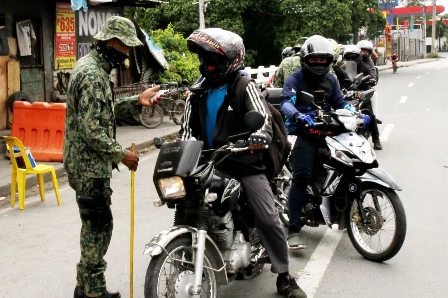 Motorcycle checkpoint