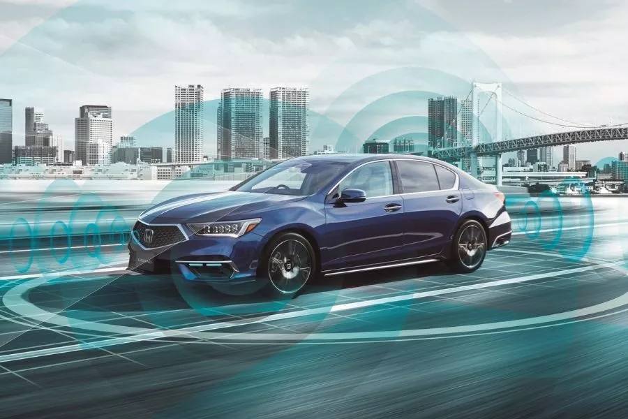 Honda Legend autonomous car