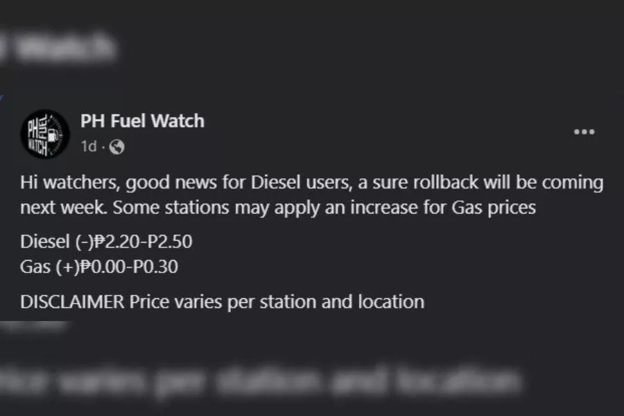 PH Fuel Watch 