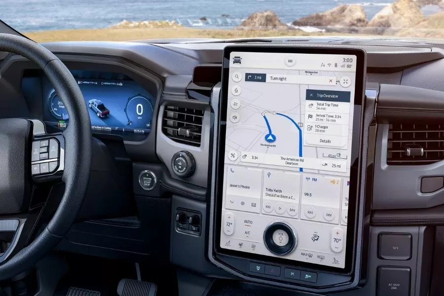 F-150 Lightning cockpit