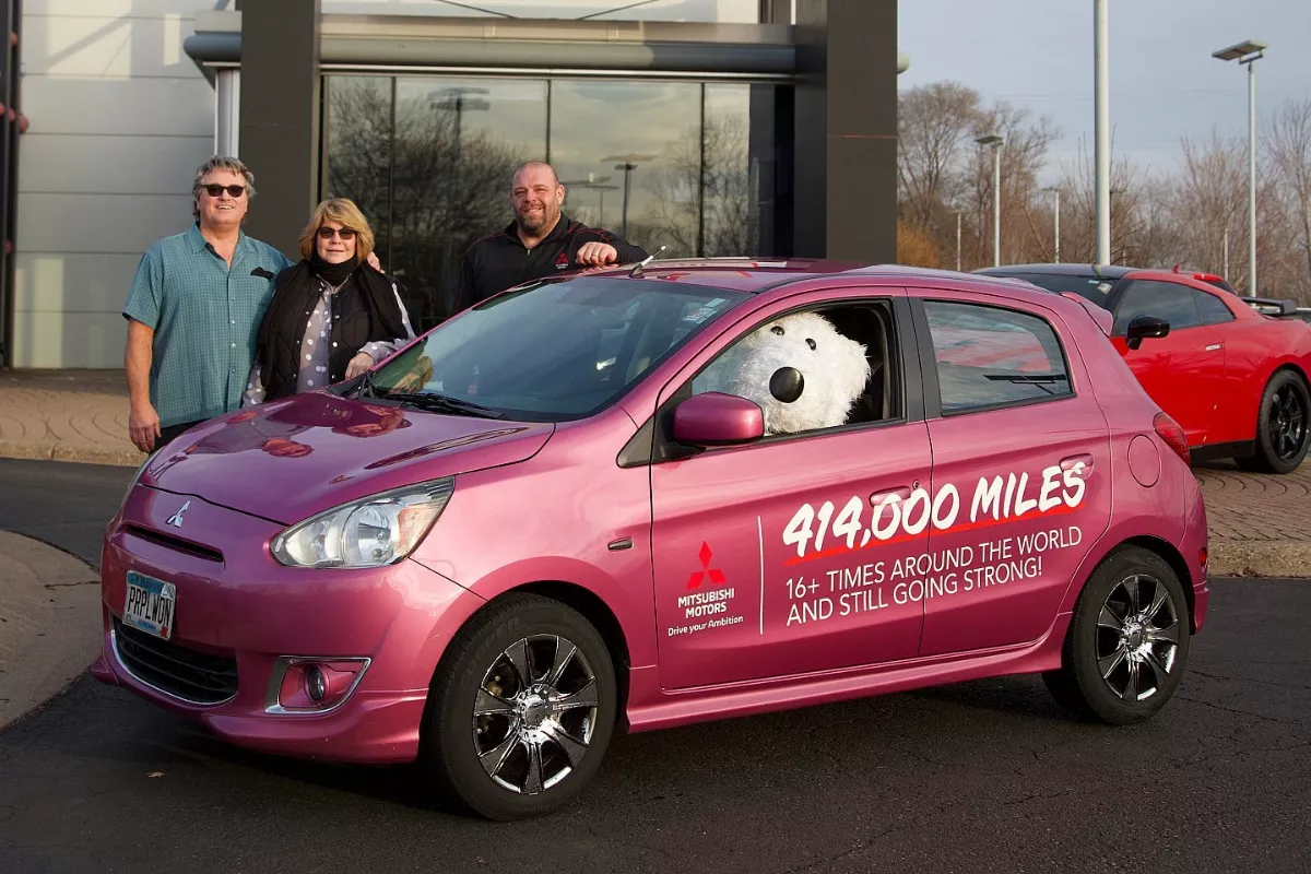 Mitsubishi Mirage extreme mileage