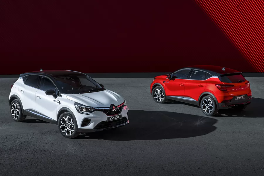 2023 Mitsubishi ASX red and white