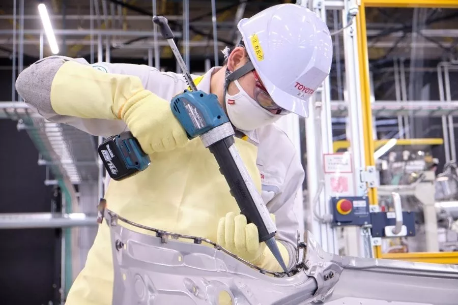 Toyota assembly worker