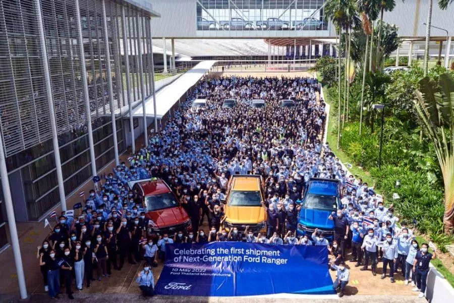 Ford Ranger Thailand sendoff