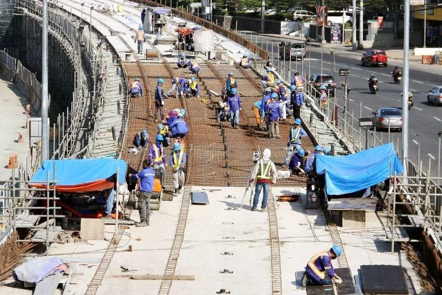 MRT-7 construction works