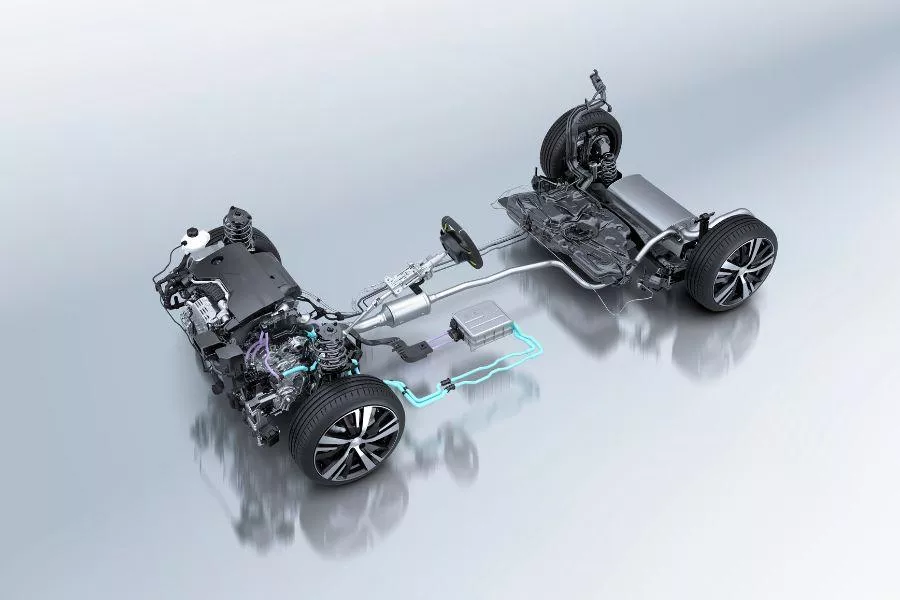 Peugeot mild-hybrid system