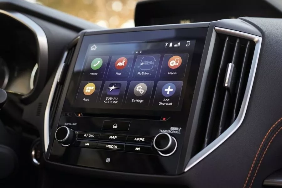 2021 Subaru XV touchscreen