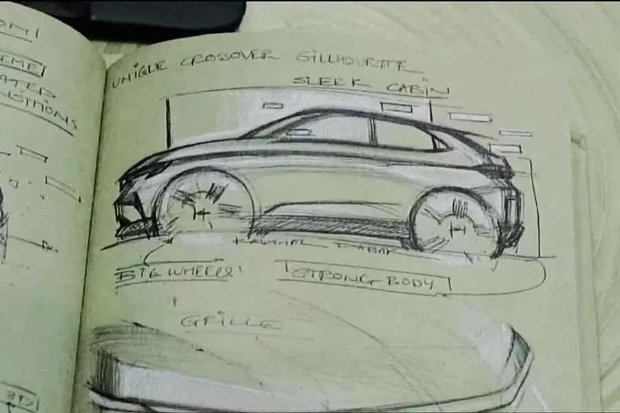 Honda design sketch 