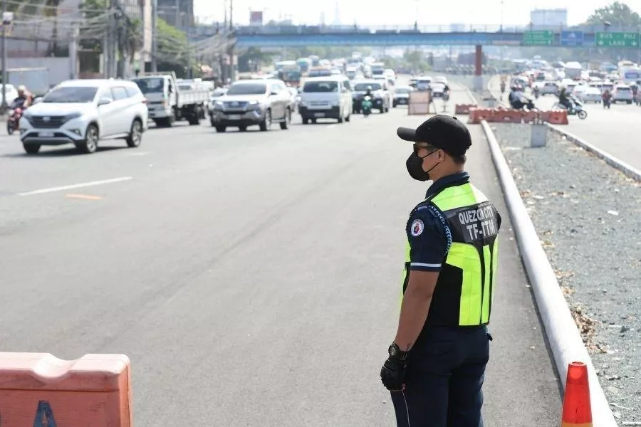Traffic enforcer Quezon Circle