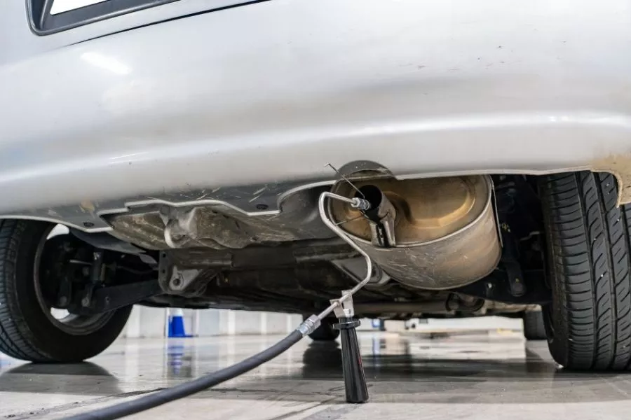 Emissions test
