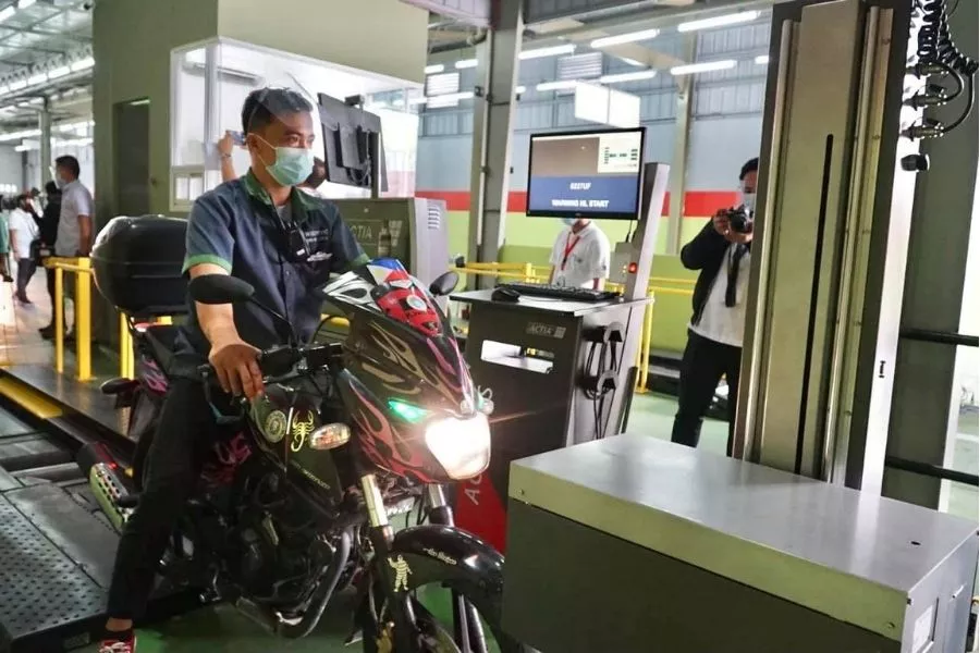 Motorcycle at MVIC