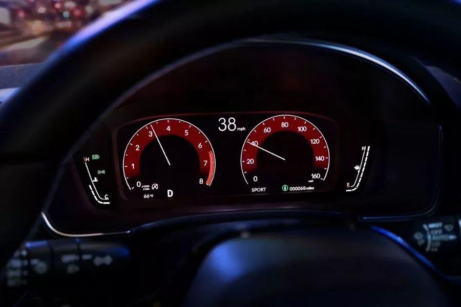 2022 Honda Civic digital instrument cluster