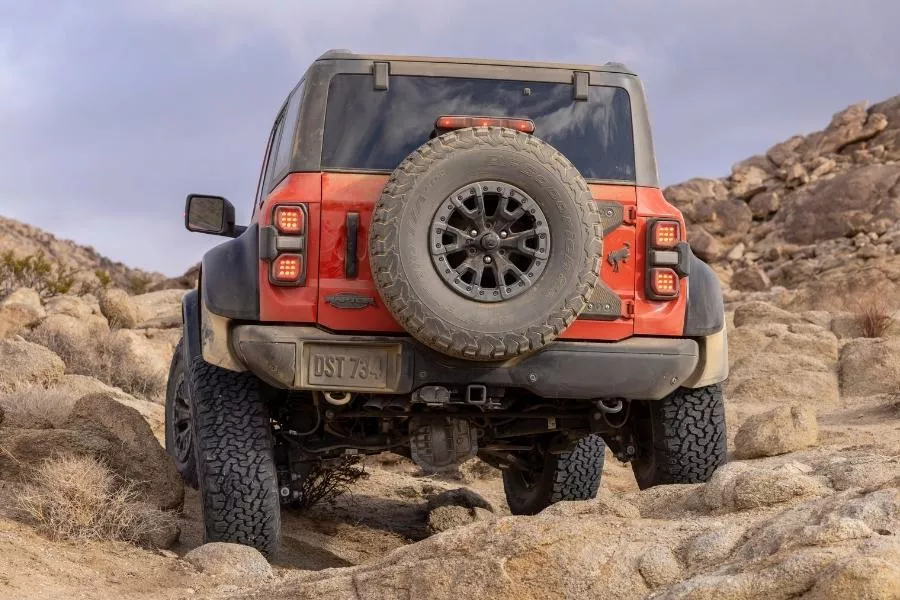 2022 Ford Bronco Raptor rear shot