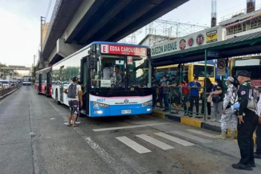 Alert Level 1 NCR Public Transport Bus