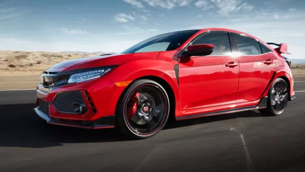 The 2017 Honda Civic Type R is the most popular Honda in its lineup Side view of the 2017 Honda Civic Type R