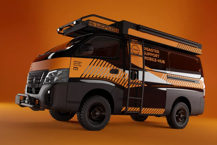 Nissan Urvan Disaster Support Mobile-Hub Concept