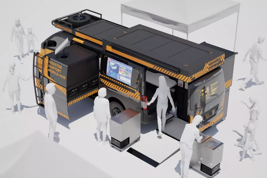 A picture of the Urvan concept in use