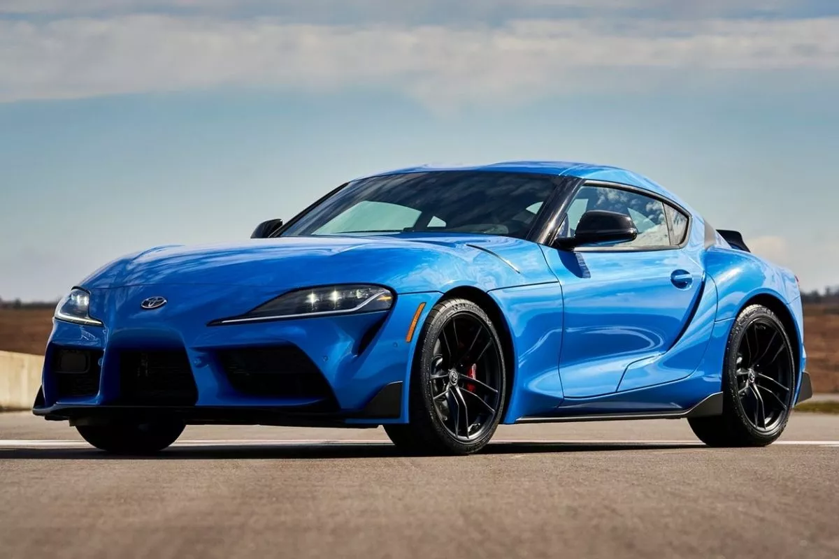 A picture of the new 2021 Toyota Supra