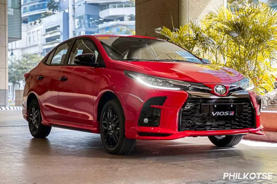 A picture of the all new Toyota Vios GR-S