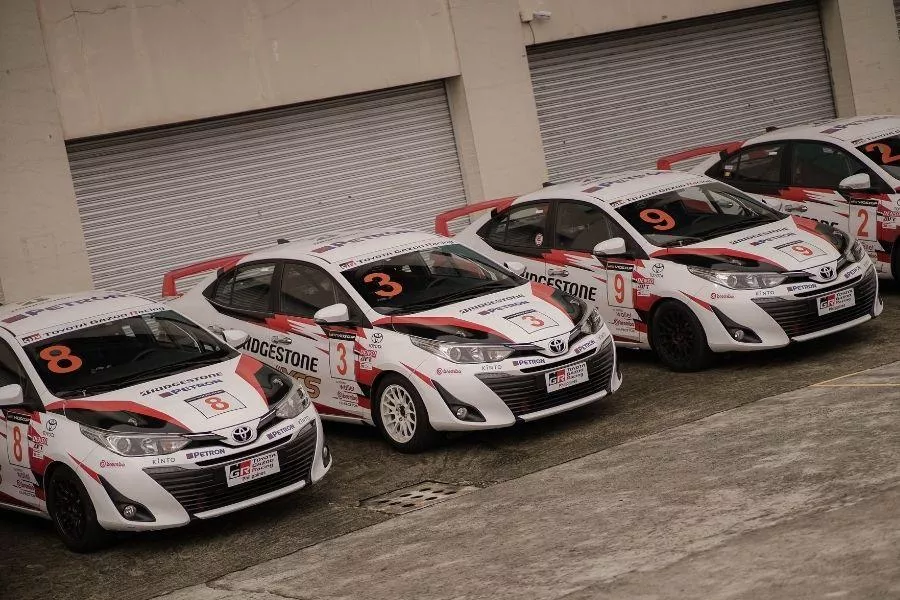 A picture of TGR Vios Cup cars