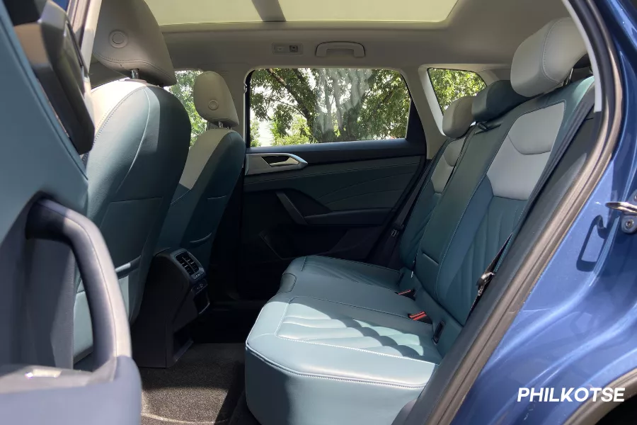 It is a five-seater compact crossover Volkswagen Tharu interior view