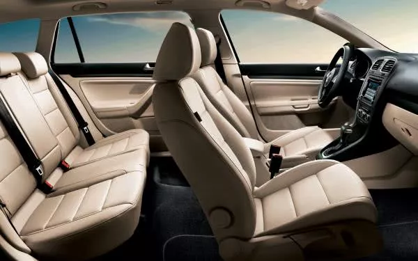 The Volkswagen Jetta cabin