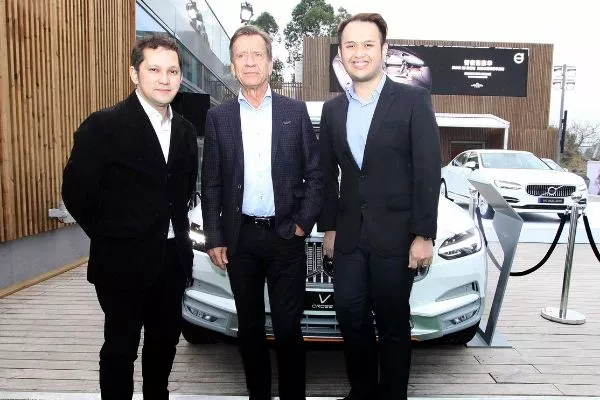 Volvo Philippines Atty. Albert B. Arcilla & Chris Lee Yu with Volvo Car Corporation President & CEO Hakan Samuelsson