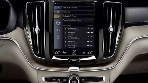 Volvo will integrate a range of Google features right into the vehicle Volvo infotainment system