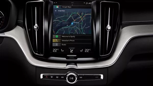 Google Maps will offer Volvo cars the most up-to-date maps and real-time traffic data Google Maps in Volvo infotainment system